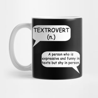 Textrovert - Typography Design Mug